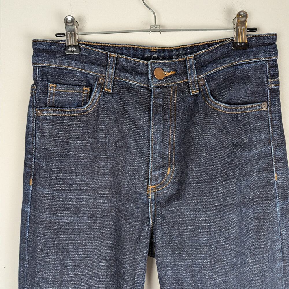 COS Women's Dark‎ Wash High Rise Skinny Fit Cropped Leg Jeans Size 28 - Picture 3 of 8